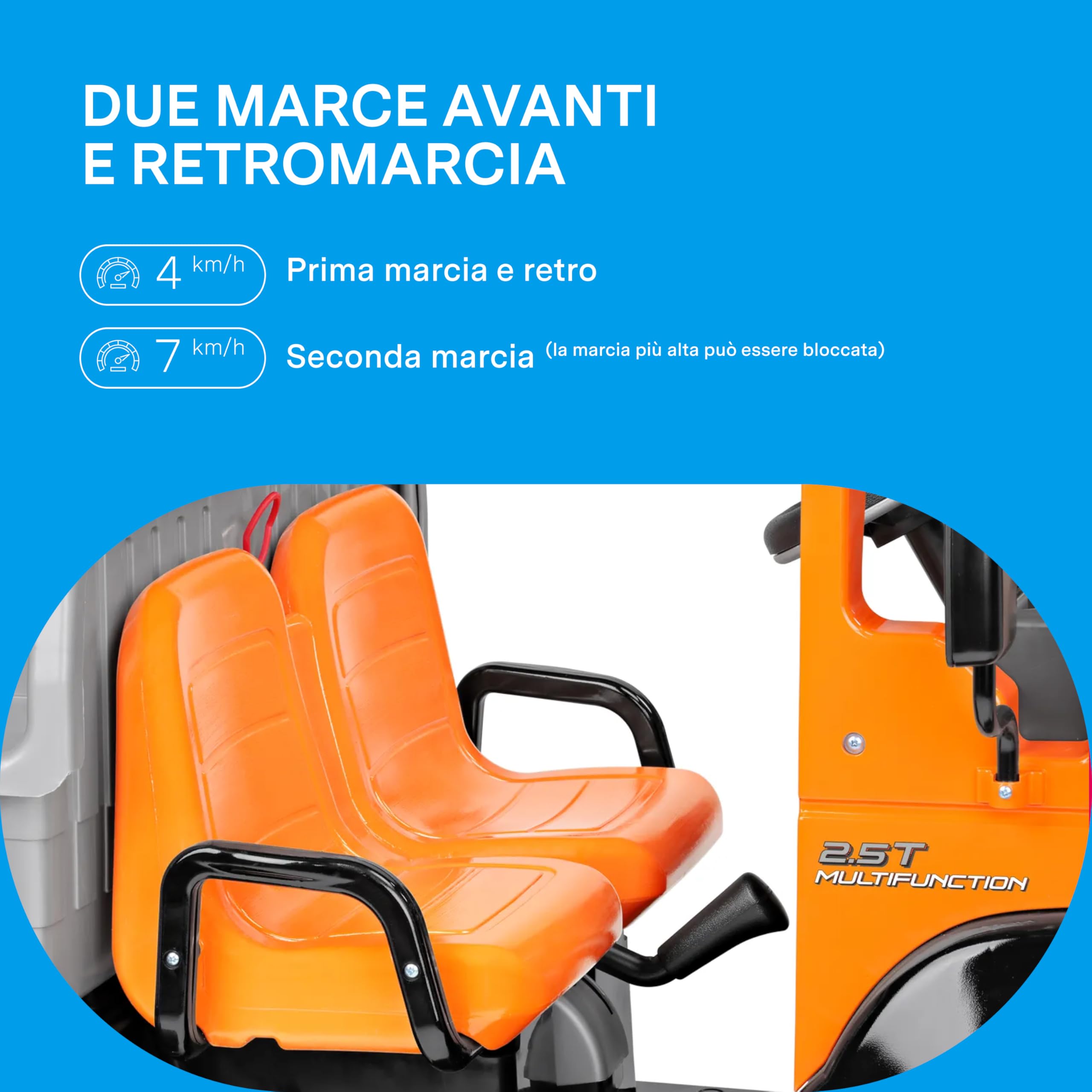 peg-perego-taurus-utility-truck-elettrico-12v-350w-2-posti image 5
