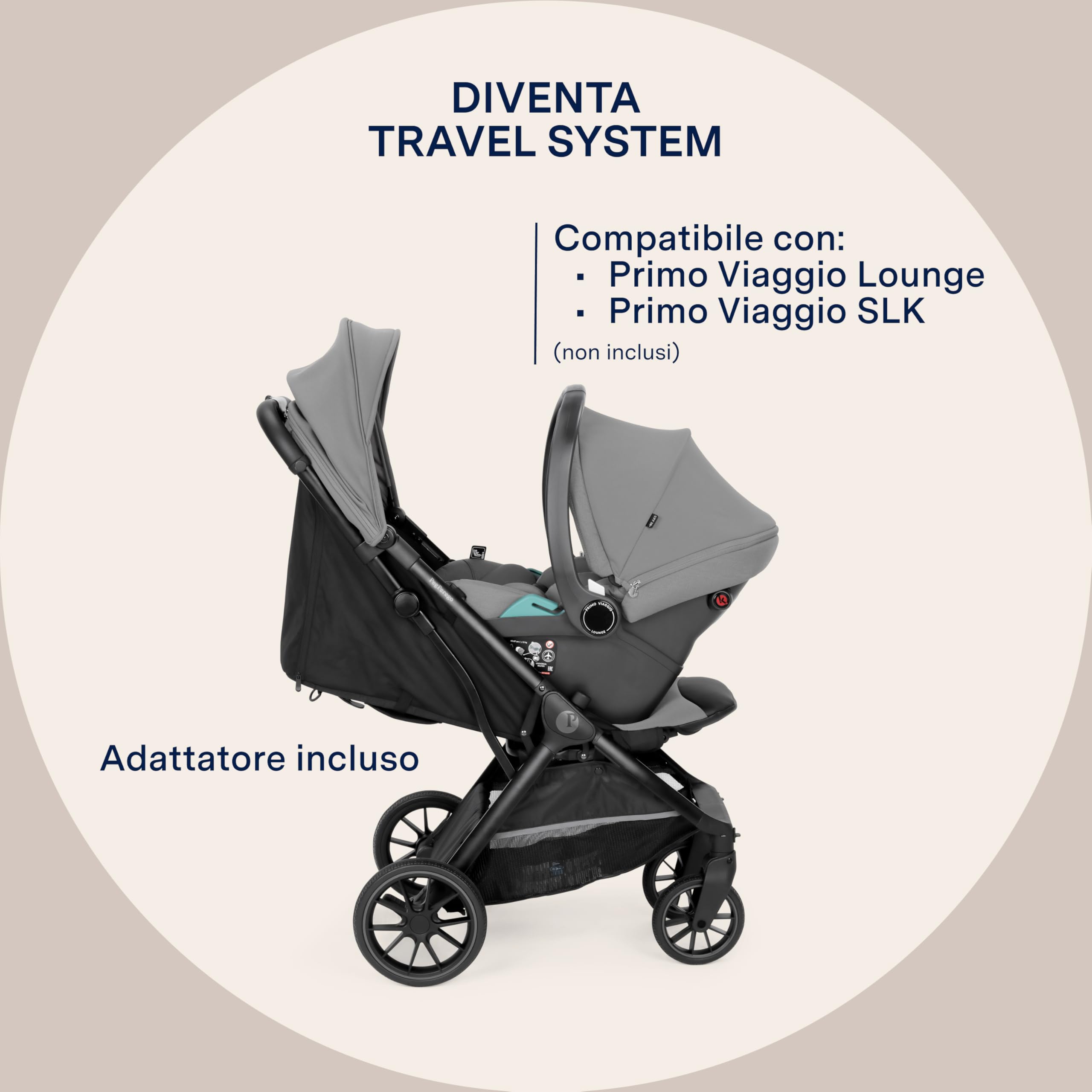 peg-perego-x-country-passeggino-fuoristrada-leggero-0-22-kg-con-parapioggia-merc image 8