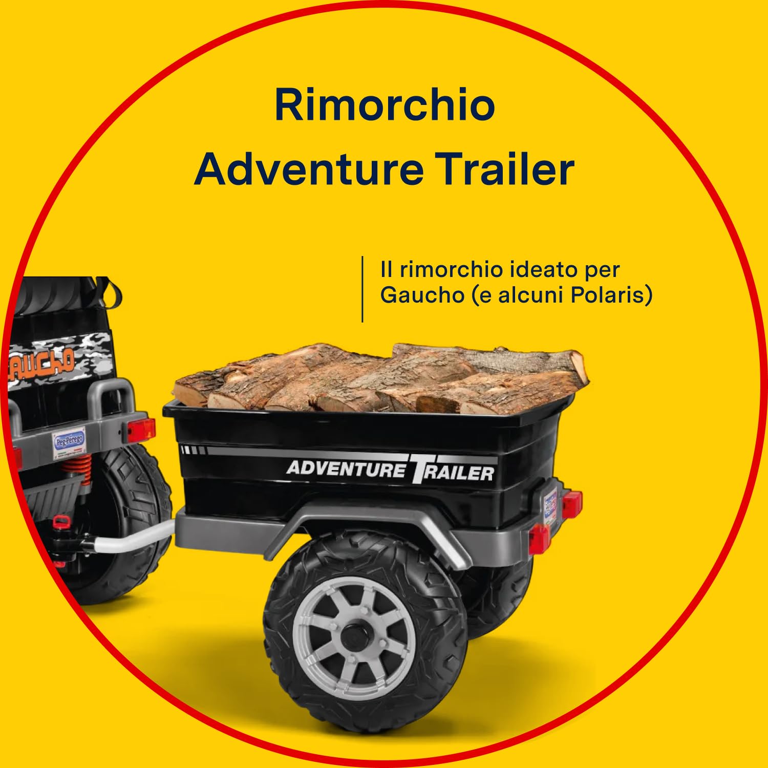 peg-perego-adventure-trailer-rimorchio-per-gaucho-e-polaris-30-kg image 2