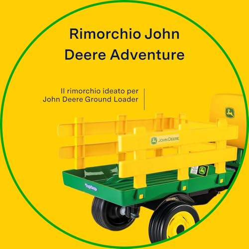 peg-perego-john-deere-stake-side-trailer-rimorchio-a-due-ruote-per-trattore-grou image 8