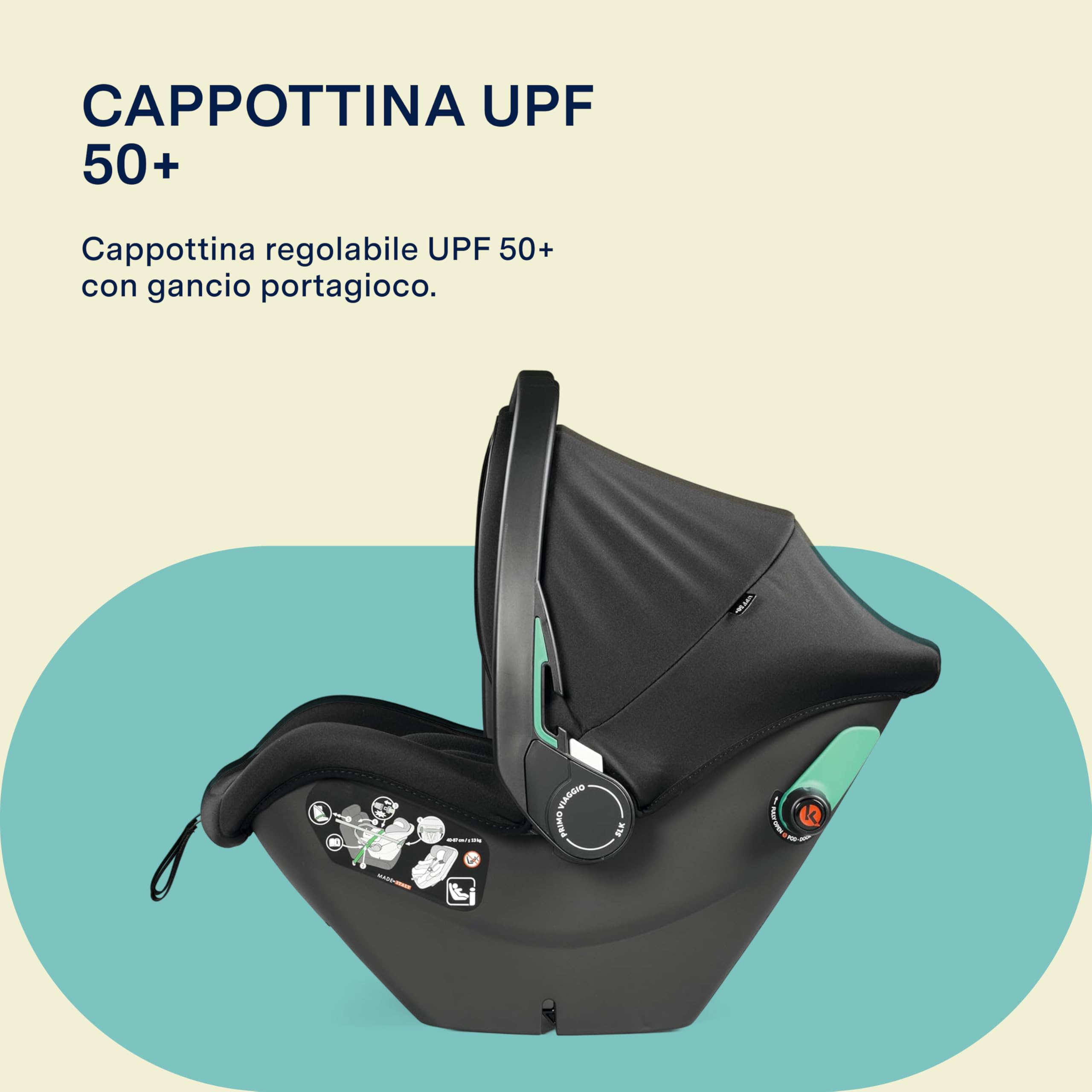 peg-perego-primo-viaggio-slk-seggiolino-auto-neonato-i-size-40-87-cm-onyx image 8
