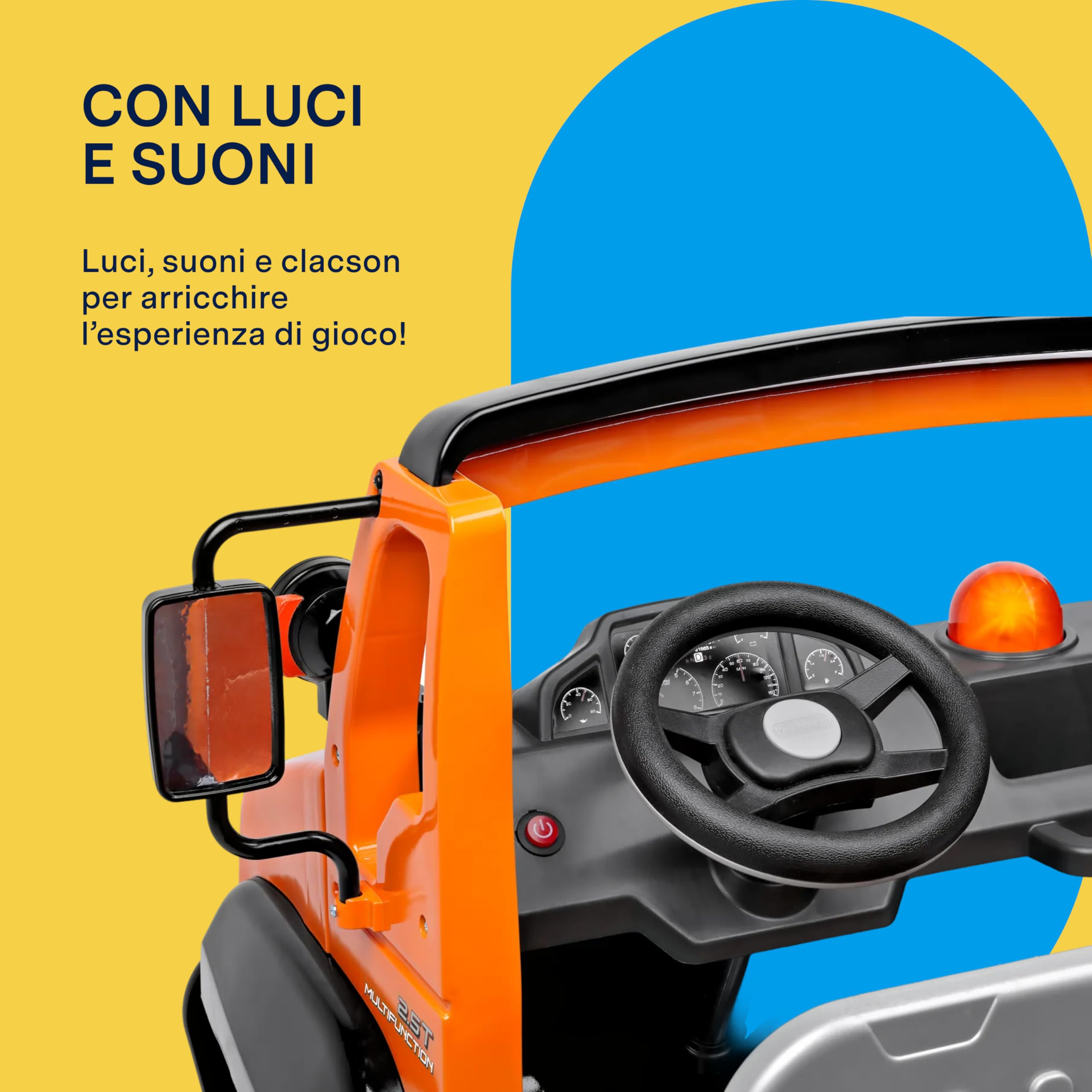 peg-perego-taurus-utility-truck-elettrico-12v-350w-2-posti image 6