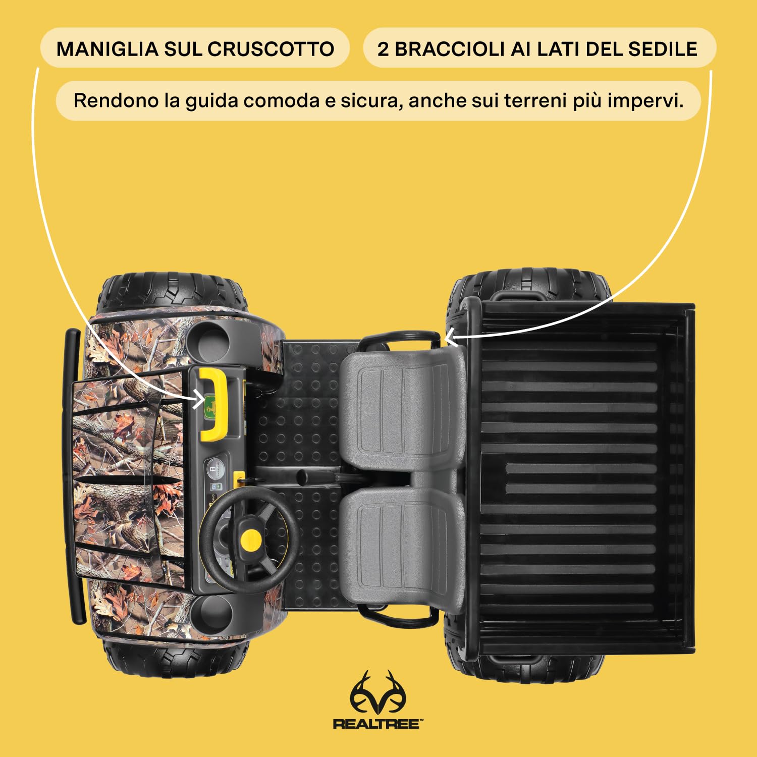 peg-perego-john-deere-gator-hpx-camo-trattore-elettrico-12v-2-posti image 8