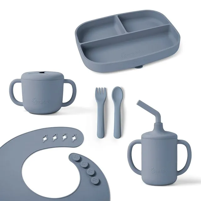 ergobaby-set-deluxe-per-la-pappa-bicchiere-3-in-1-ciotola-a-ventosa-per-evolve-3 image 1