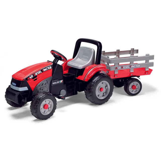 peg-perego-maxi-diesel-tractor-trattore-a-pedali-con-rimorchio-per-bambini-dai-2 image 1